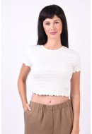 Tricou Dama Vero Moda Vmscarlett Crop Bright White